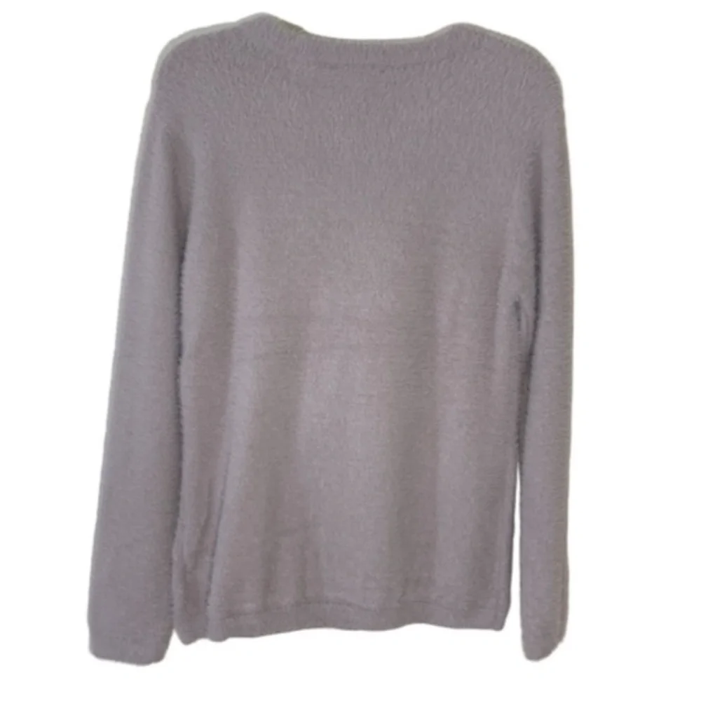 Ellen Tracy Downtown Glam So Soft Fuzzy Sweater